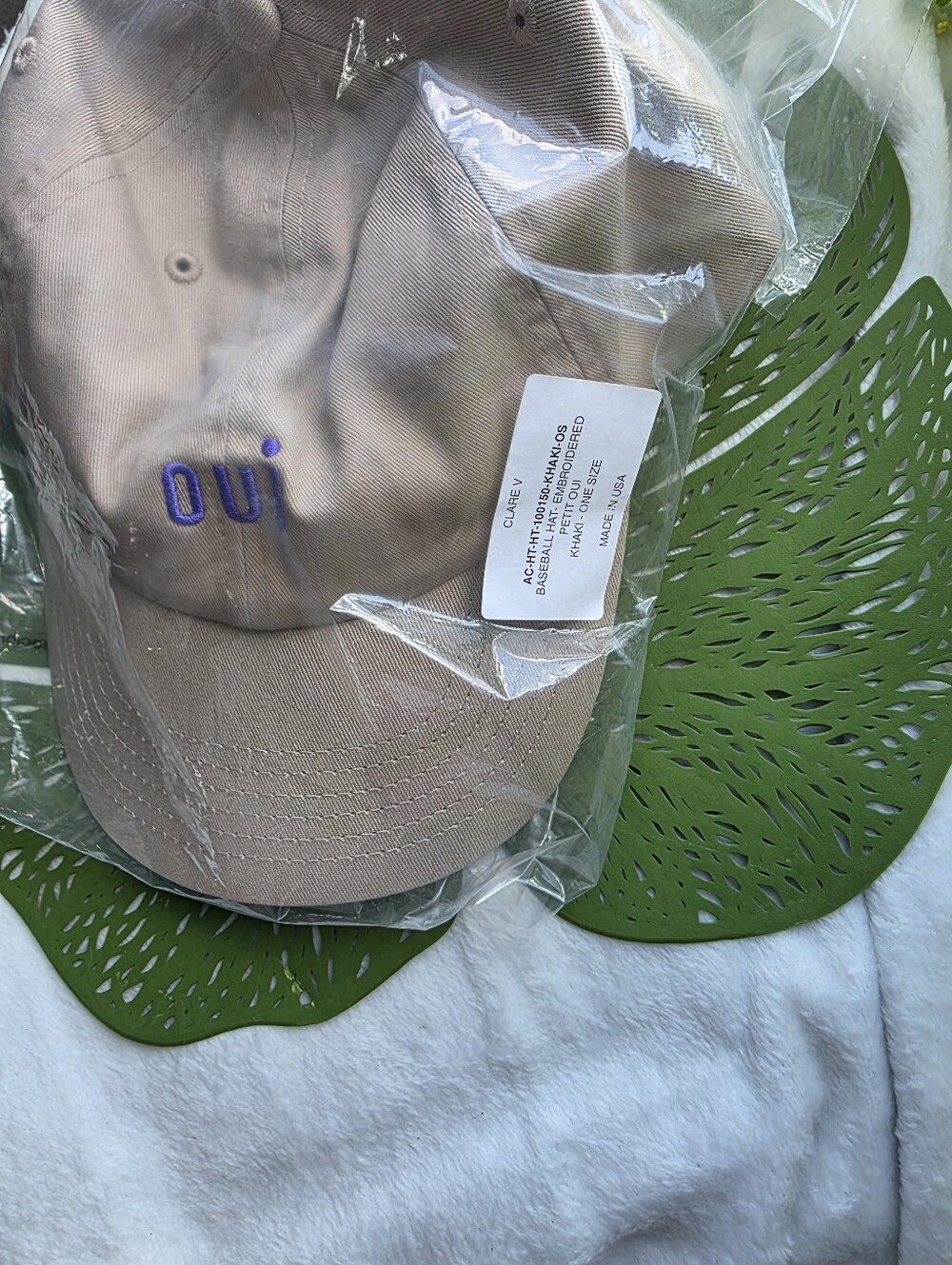 Clare V 'Oui' Baseball Hat - Unisex - Picture 6 of 8